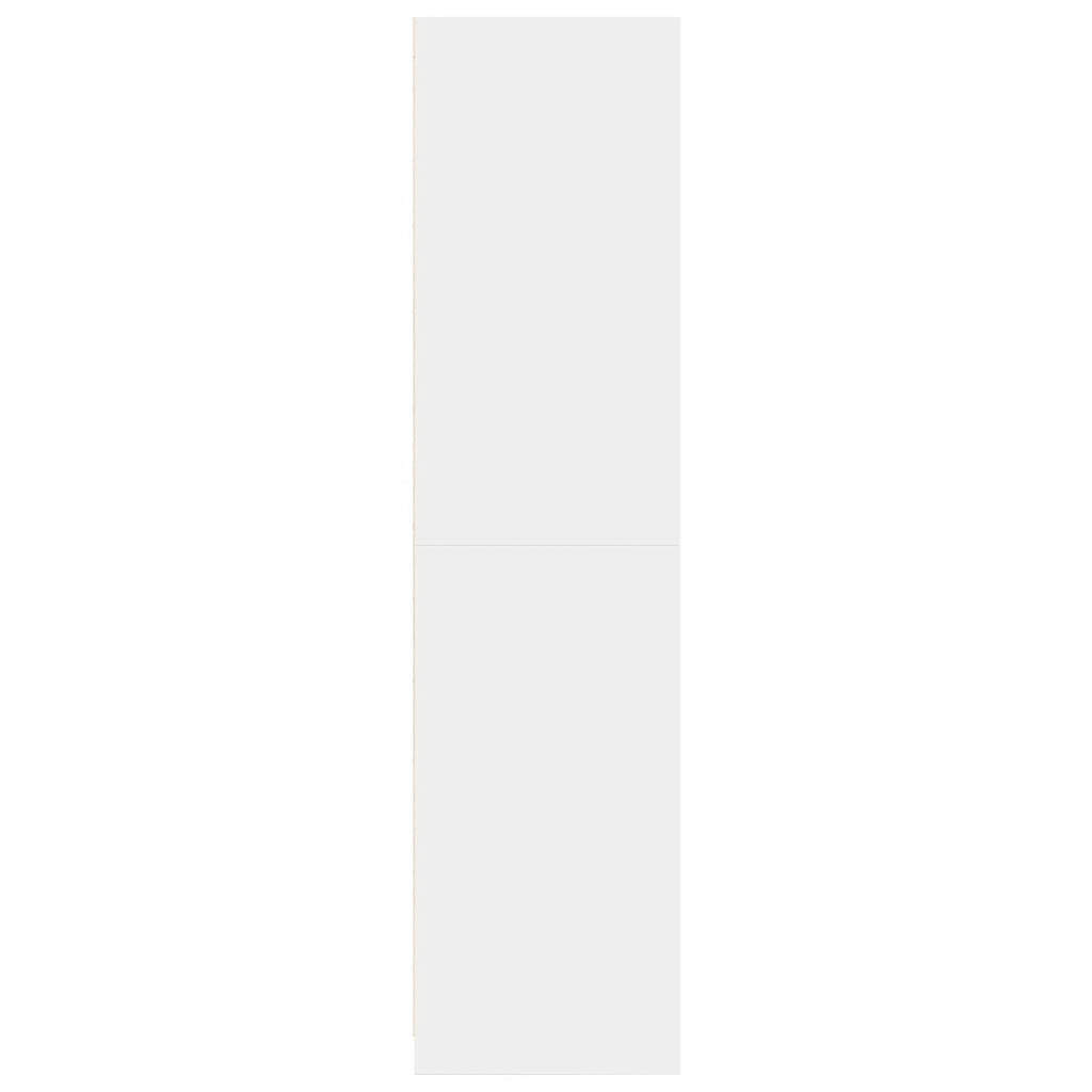 Armadio Bianco 50x50x200 cm in Legno Multistrato