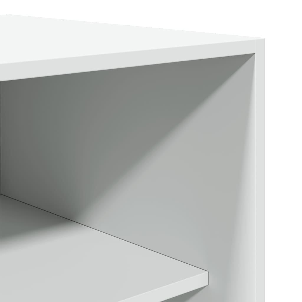 Armadio Bianco 80x50x200 cm in Legno Multistrato - homemem39