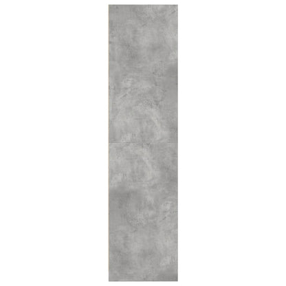 Armadio Grigio Cemento 80x50x200 cm in Legno Multistrato - homemem39