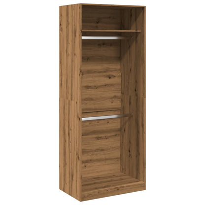 Armadio Rovere Artigianale 80x50x200 cm in Legno Multistrato | homemem39