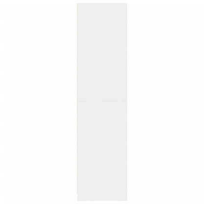 Armadio Bianco 100x50x200 cm in Legno Multistrato - homemem39
