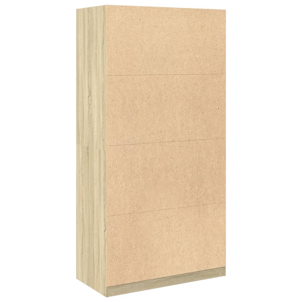 Armadio Rovere Sonoma 100x50x200 cm in Legno Multistrato | homemem39