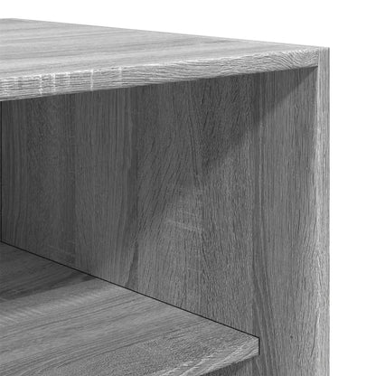 Armadio Grigio Sonoma 100x50x200 cm in Legno Multistrato | homemem39