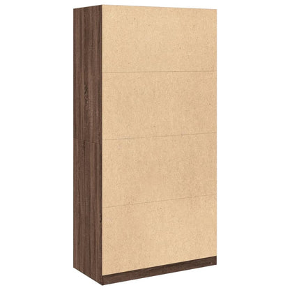 Armadio Rovere Marrone 100x50x200 cm in Legno Multistrato | homemem39