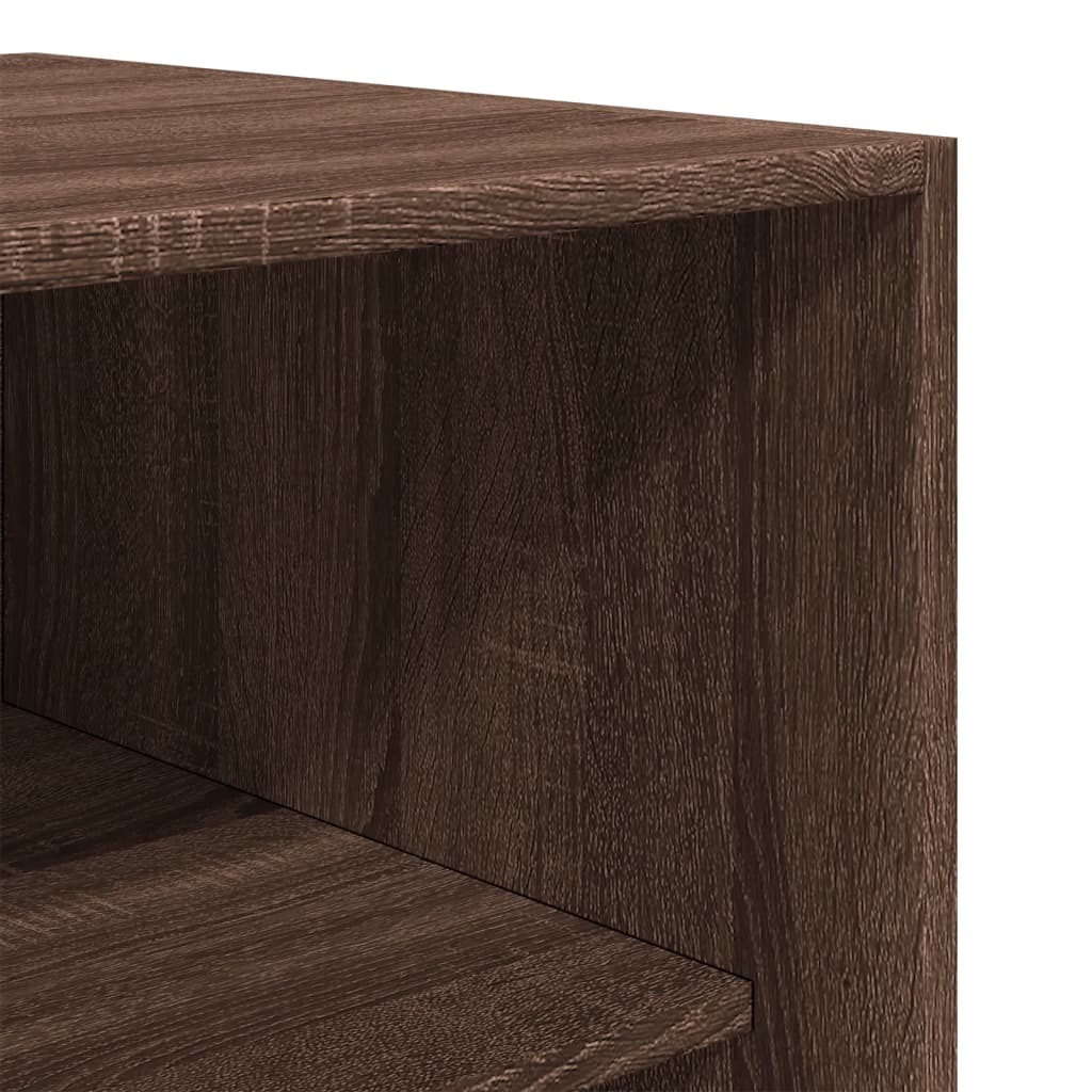Armadio Rovere Marrone 100x50x200 cm in Legno Multistrato | homemem39