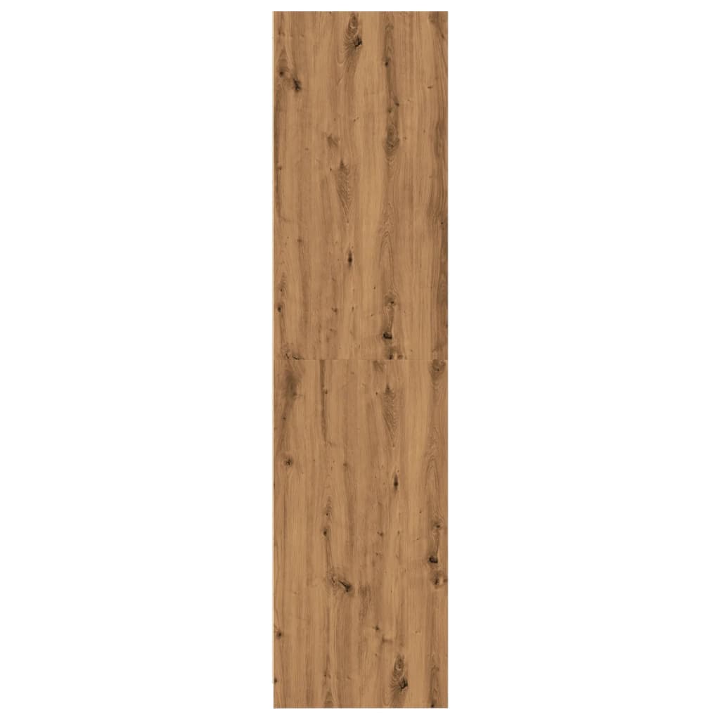 Armadio Rovere Artigianale 100x50x200 cm in Legno Multistrato | homemem39