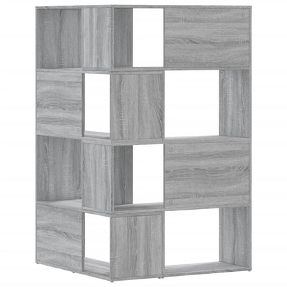 Libreria a 4 Ripiani Grigio Sonoma 85x85x140 cm in Truciolare