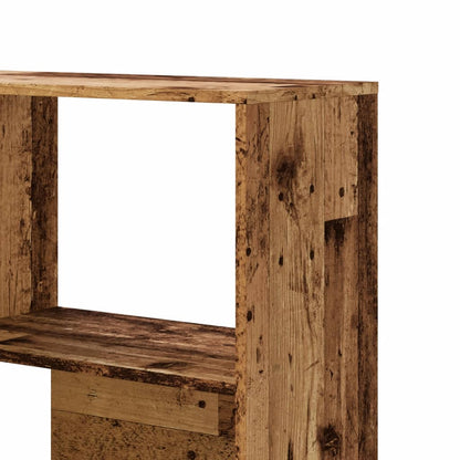 Libreria a 4 Ripiani Legno Vecchio 85x85x140 cm in Truciolare | homemem39