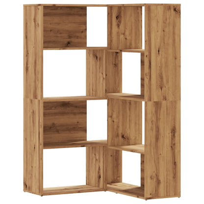 Libreria 4 Ripiani Rovere Artigianale 85x85x140 cm Truciolare | homemem39