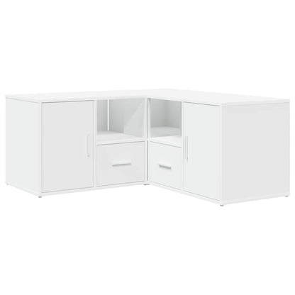 Mobile Angolare Bianco 160x40x45 cm in Truciolato