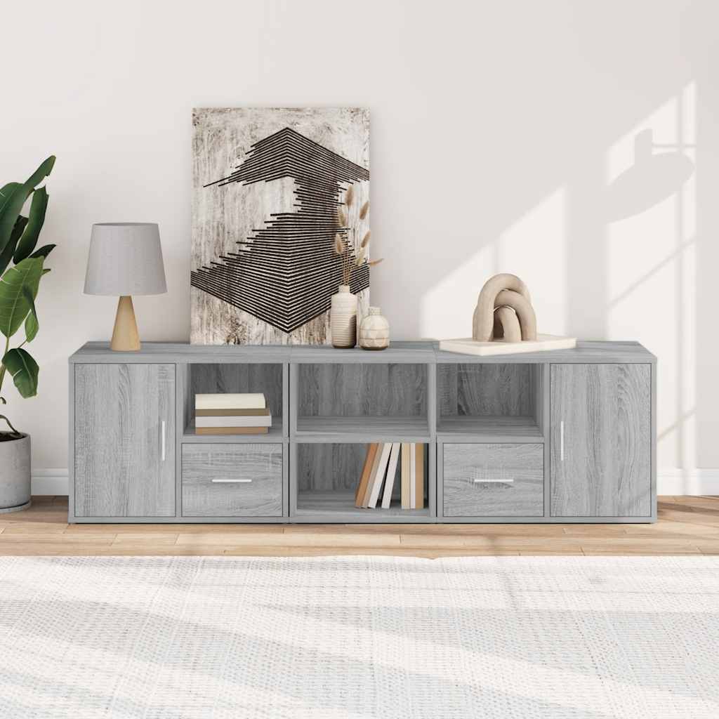 Mobile Angolare Grigio Sonoma 160x40x45 cm in Truciolato | homemem39