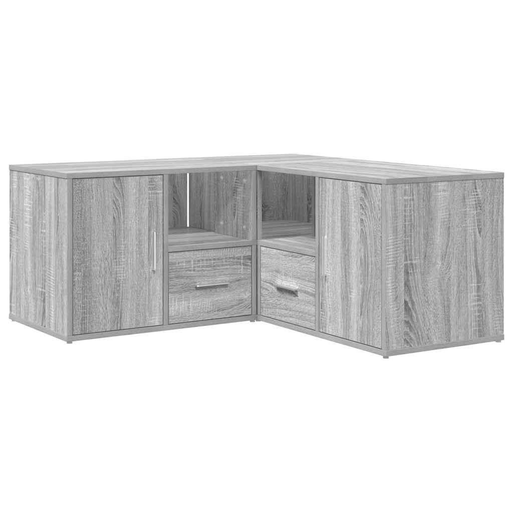 Mobile Angolare Grigio Sonoma 160x40x45 cm in Truciolato | homemem39
