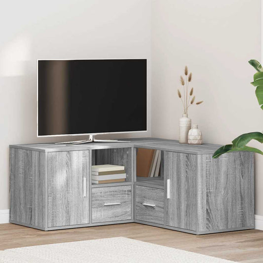 Mobile Angolare Grigio Sonoma 160x40x45 cm in Truciolato | homemem39