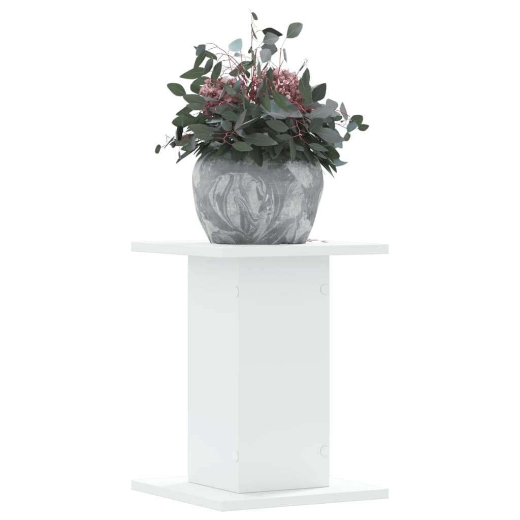 Supporti per Piante 2 pz Bianchi 30x30x40cm Legno Multistrato | homemem39