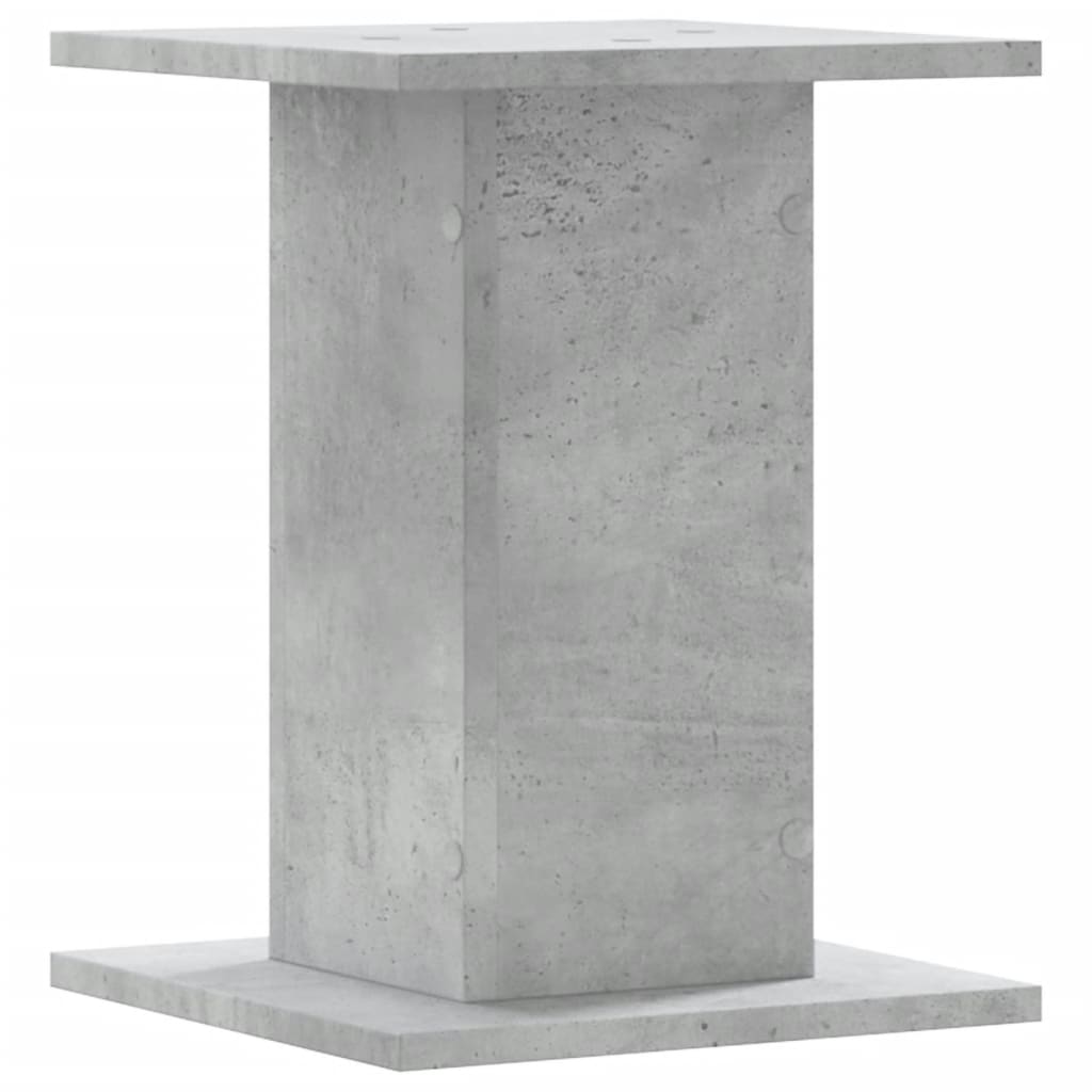 Supporti per Piante 2 pz Grigio Cemento 30x30x50 cm Truciolato - homemem39