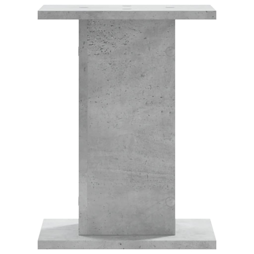 Supporti per Piante 2 pz Grigio Cemento 30x30x50 cm Truciolato - homemem39
