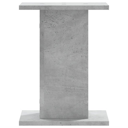 Supporti per Piante 2 pz Grigio Cemento 30x30x50 cm Truciolato - homemem39