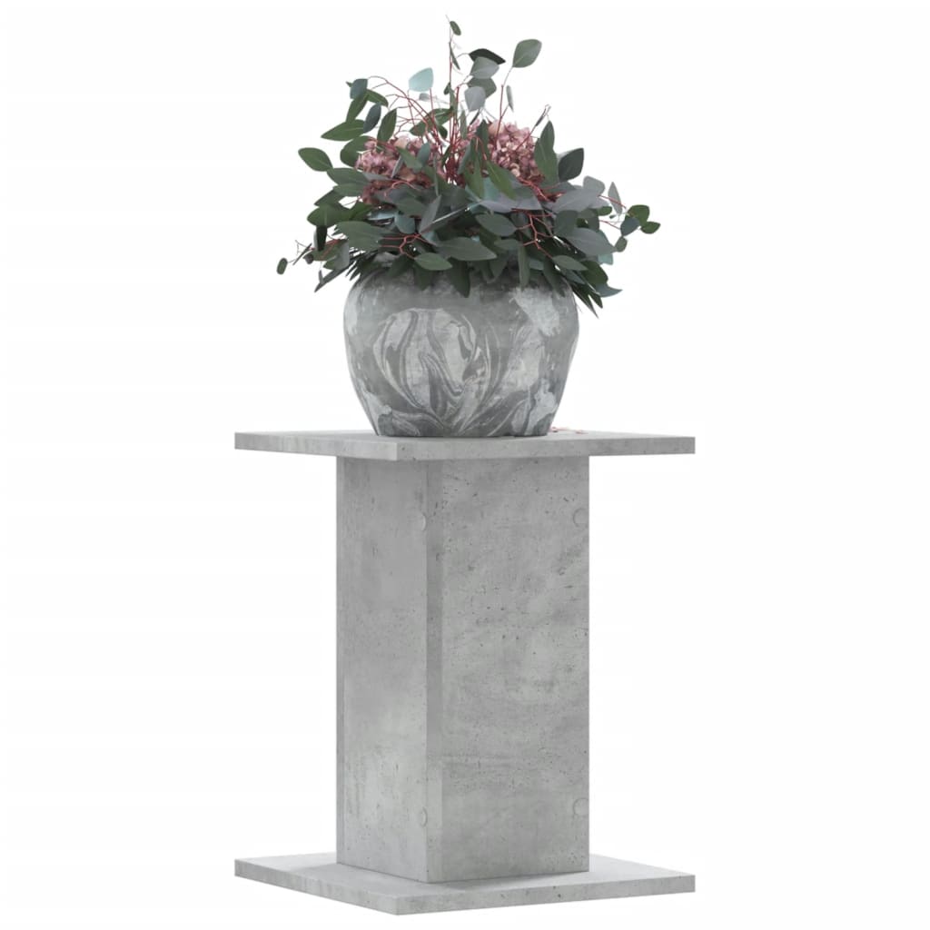 Supporti per Piante 2 pz Grigio Cemento 30x30x50 cm Truciolato | homemem39