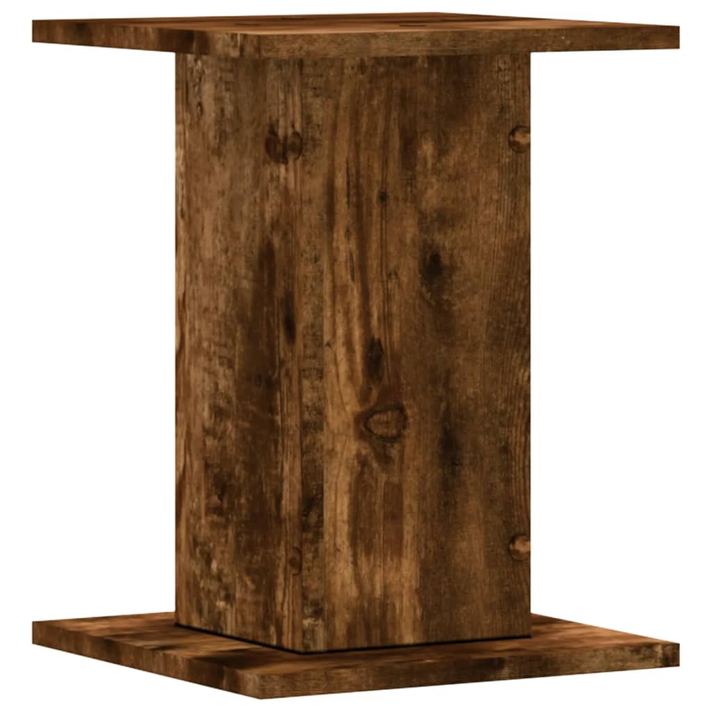 Supporti per Piante 2 pz Rovere Fumo 30x30x40 cm in Truciolato | homemem39