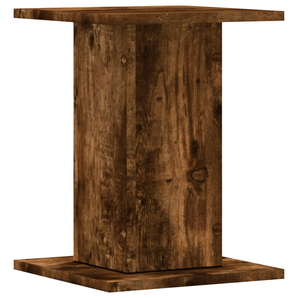 Supporti per Piante 2 pz Rovere Fumo 30x30x40 cm in Truciolato | homemem39
