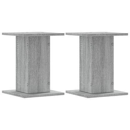 Supporti per Piante 2 pz Grigio Sonoma 30x30x40cm in Truciolato | homemem39