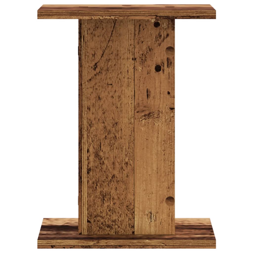 Supporti per Piante 2 pz Legno Vecchio 30x30x40 cm Truciolato | homemem39
