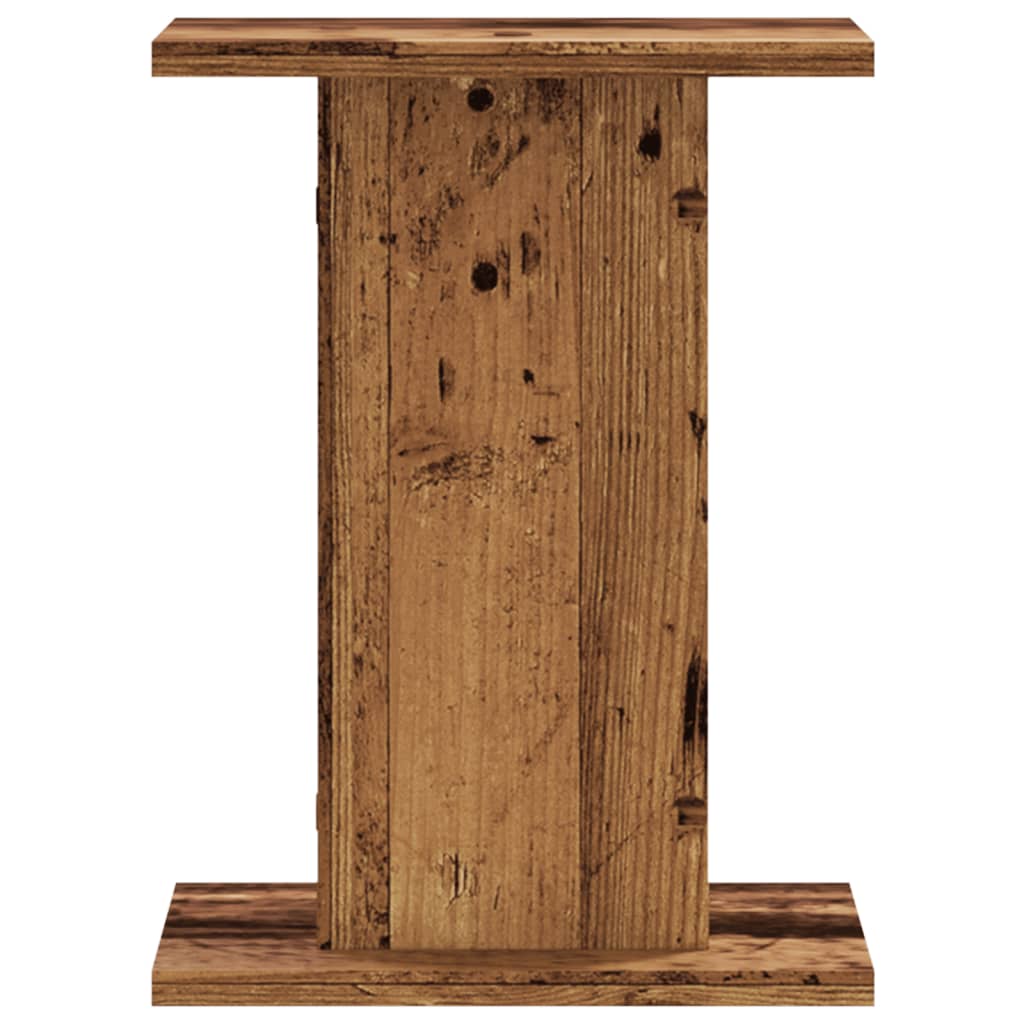 Supporti per Piante 2 pz Legno Vecchio 30x30x40 cm Truciolato | homemem39