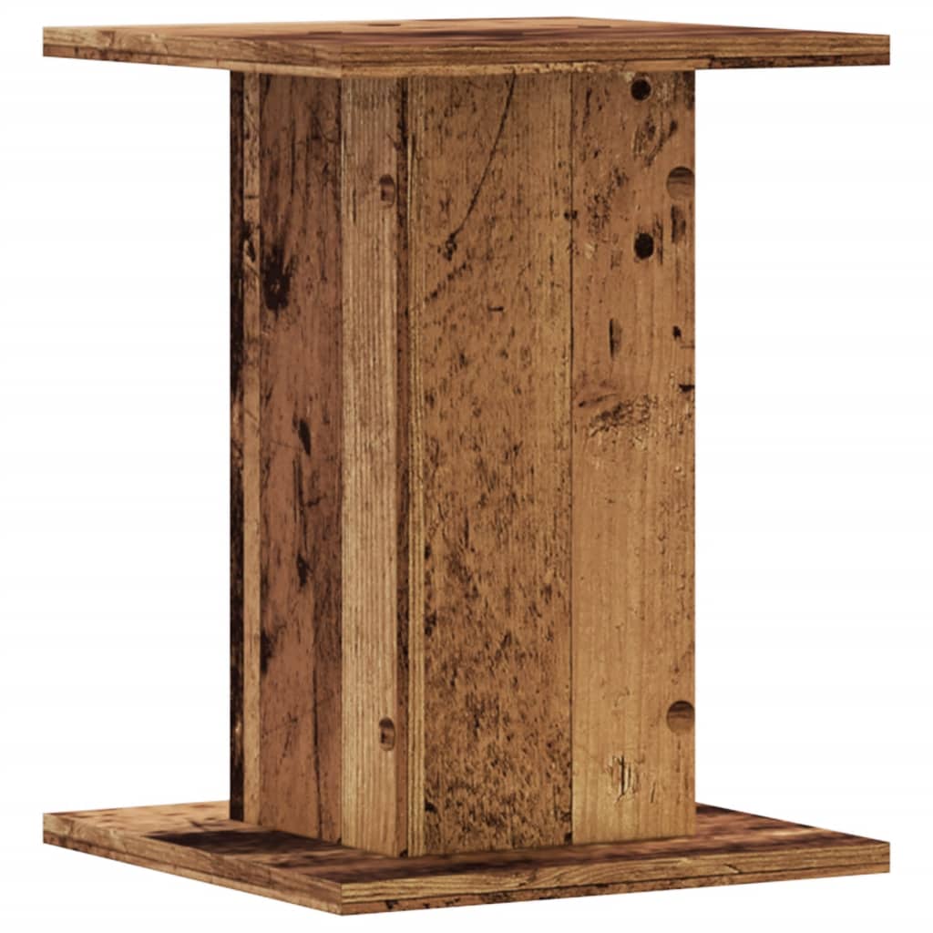 Supporti per Piante 2 pz Legno Vecchio 30x30x40 cm Truciolato | homemem39