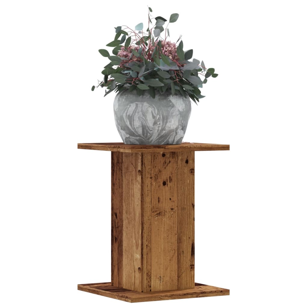 Supporti per Piante 2 pz Legno Vecchio 30x30x40 cm Truciolato | homemem39