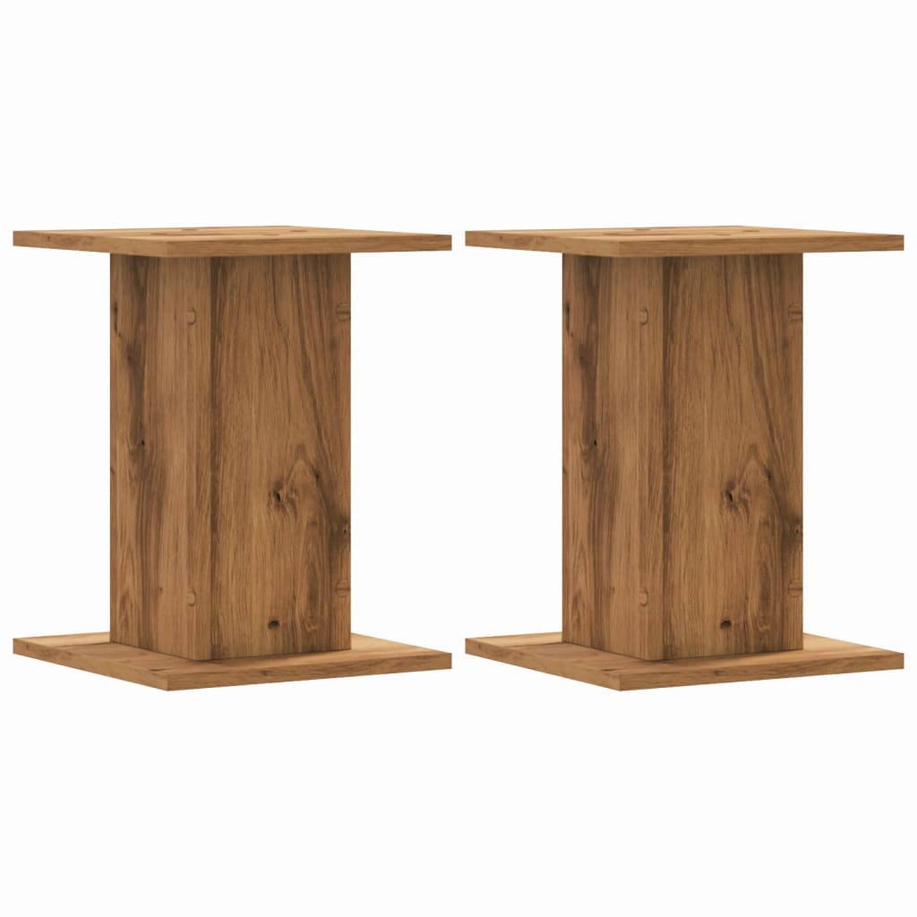 Supporti Piante 2 pz Rovere Artigianale 30x30x40 cm Truciolato | homemem39