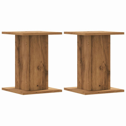 Supporti Piante 2 pz Rovere Artigianale 30x30x40 cm Truciolato | homemem39