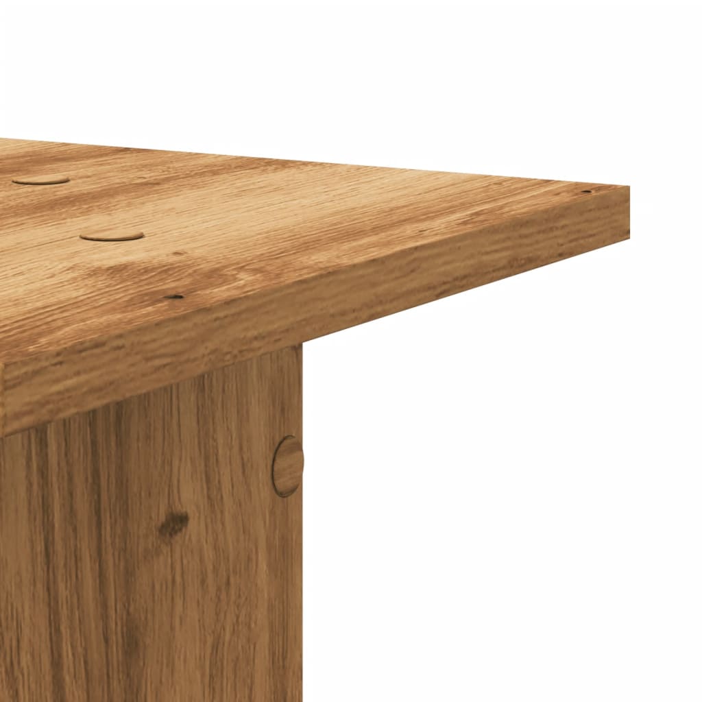 Supporti Piante 2 pz Rovere Artigianale 30x30x40 cm Truciolato | homemem39