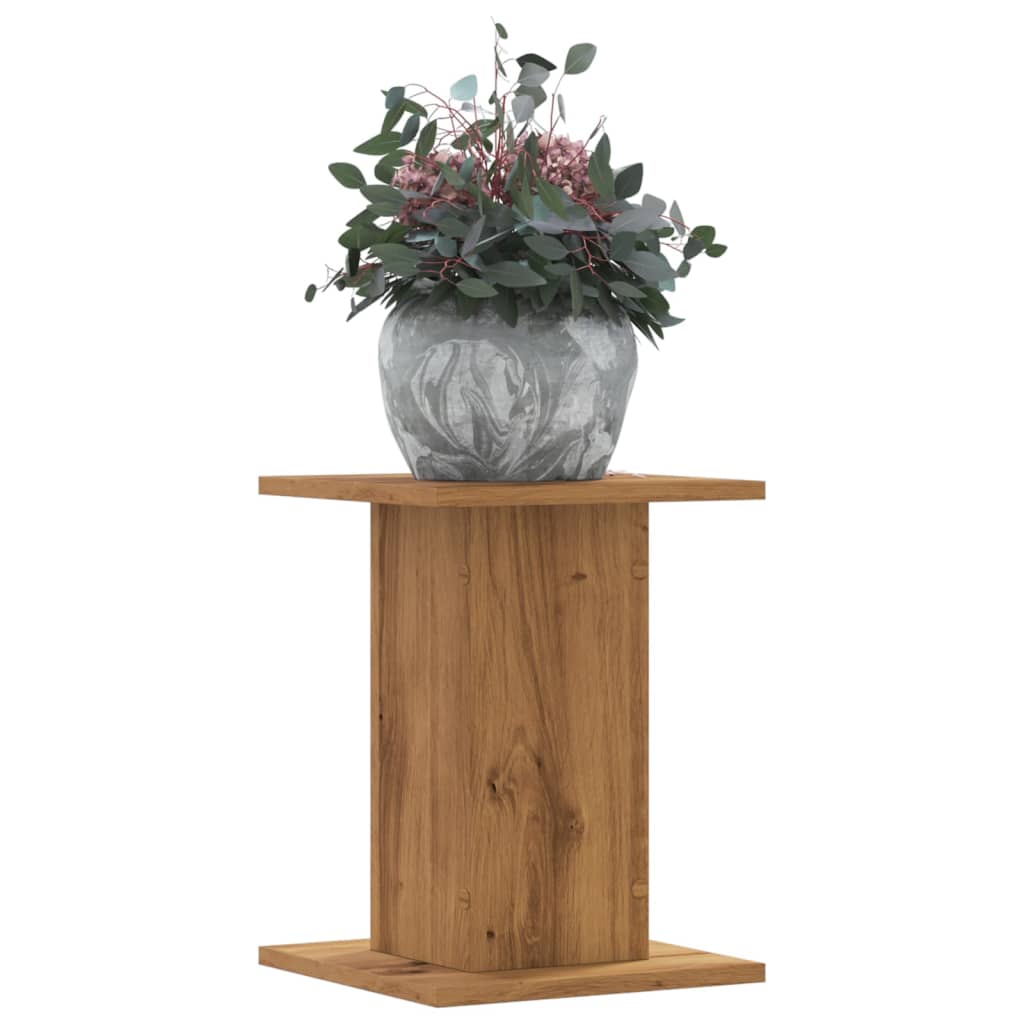 Supporti Piante 2 pz Rovere Artigianale 30x30x40 cm Truciolato | homemem39