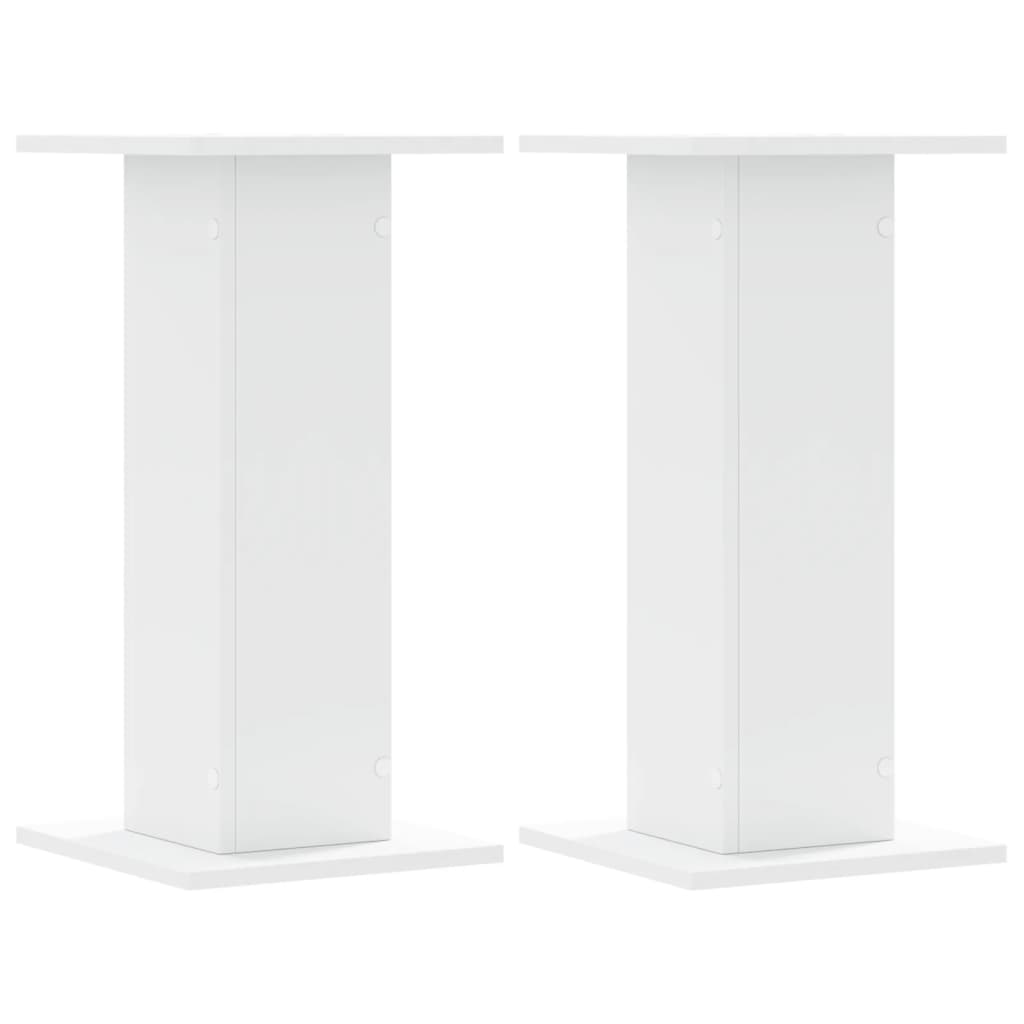 Supporti per Piante 2 pz Bianchi 30x30x60 cm Legno Multistrato | homemem39