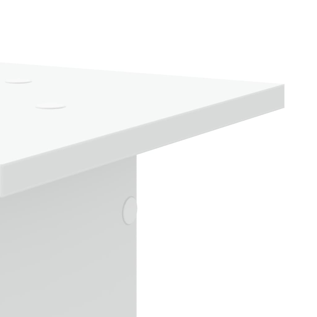 Supporti per Piante 2 pz Bianchi 30x30x60 cm Legno Multistrato | homemem39