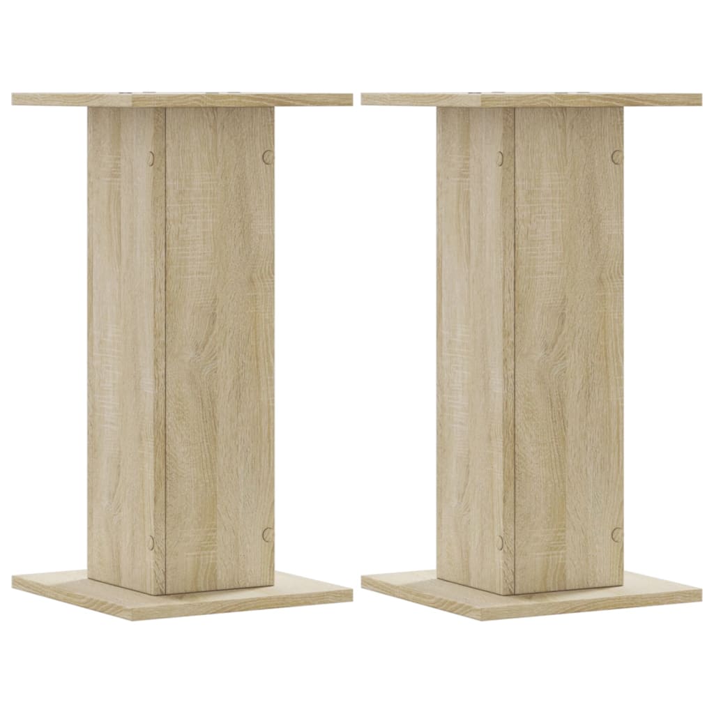 Supporti per Piante 2 pz Rovere Sonoma 30x30x60cm in Truciolato | homemem39