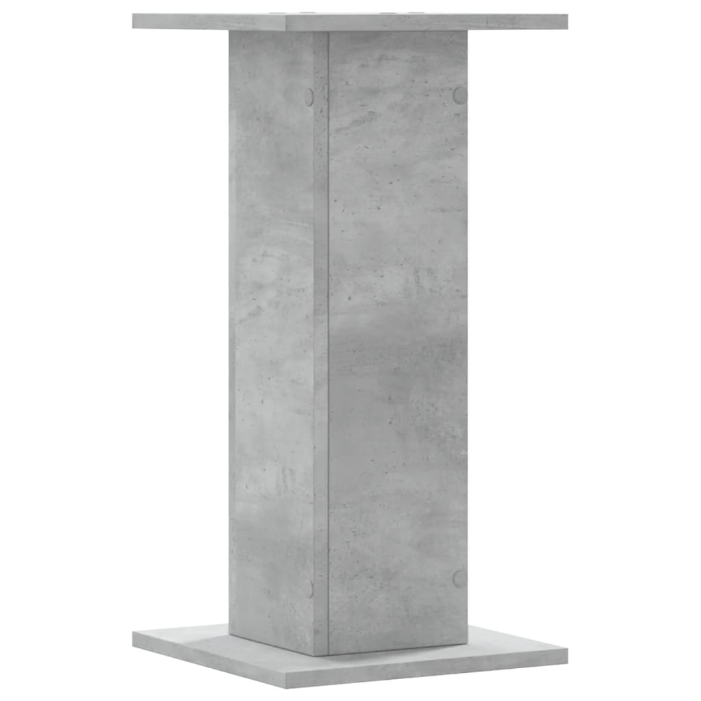 Supporti per Piante 2 pz Grigio Cemento 30x30x60 cm Truciolato - homemem39