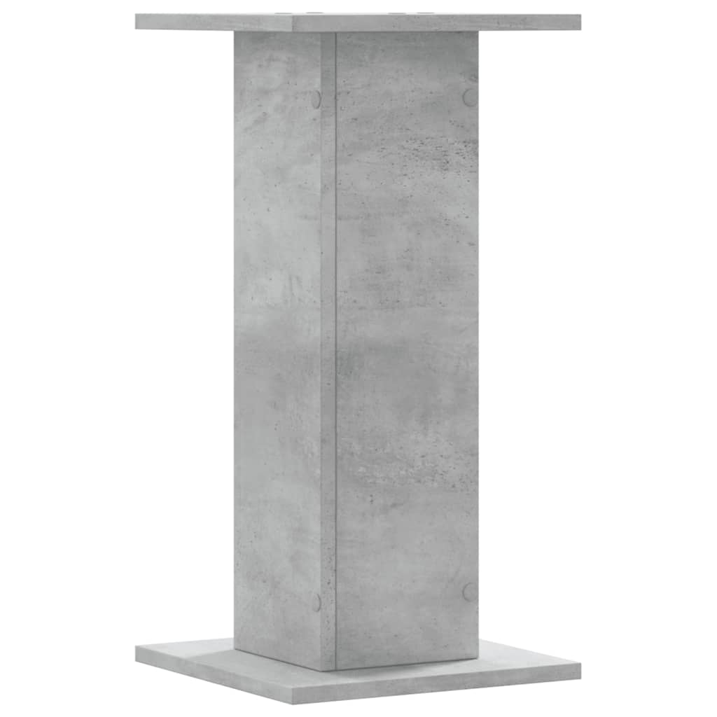 Supporti per Piante 2 pz Grigio Cemento 30x30x60 cm Truciolato - homemem39