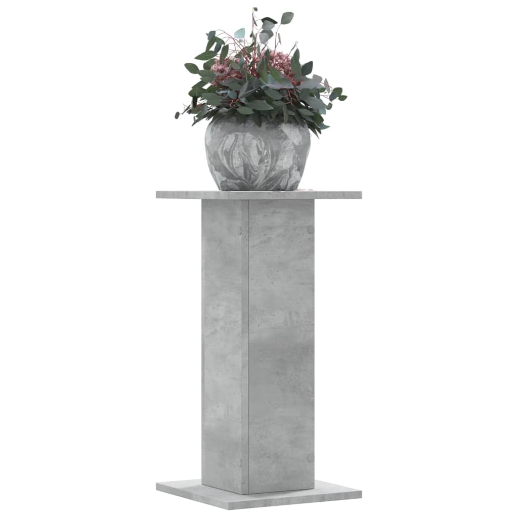 Supporti per Piante 2 pz Grigio Cemento 30x30x60 cm Truciolato - homemem39