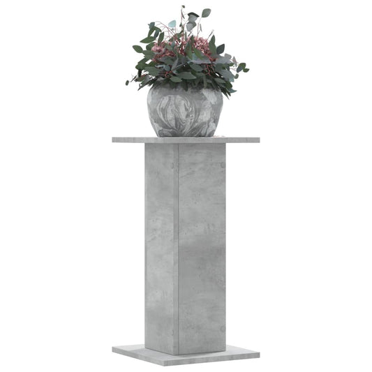 Supporti per Piante 2 pz Grigio Cemento 30x30x60 cm Truciolato - homemem39