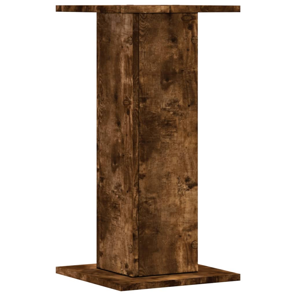 Supporti per Piante 2 pz Rovere Fumo 30x30x60 cm in Truciolato | homemem39