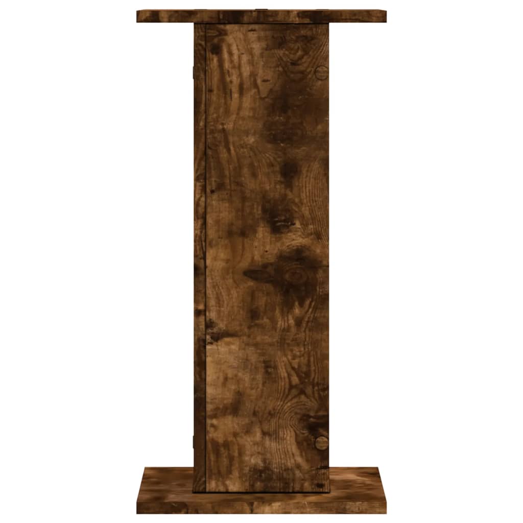 Supporti per Piante 2 pz Rovere Fumo 30x30x60 cm in Truciolato | homemem39