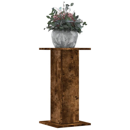 Supporti per Piante 2 pz Rovere Fumo 30x30x60 cm in Truciolato | homemem39