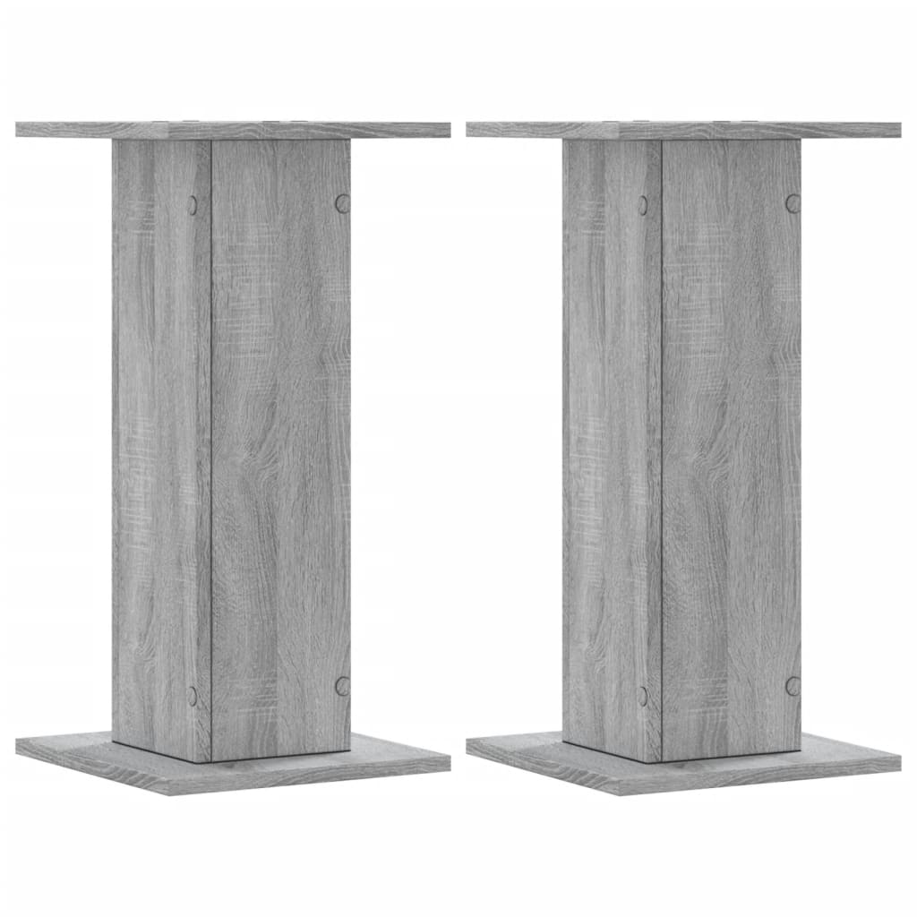 Supporti per Piante 2 pz Grigio Sonoma 30x30x60cm in Truciolato | homemem39
