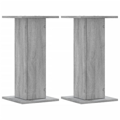 Supporti per Piante 2 pz Grigio Sonoma 30x30x60cm in Truciolato | homemem39
