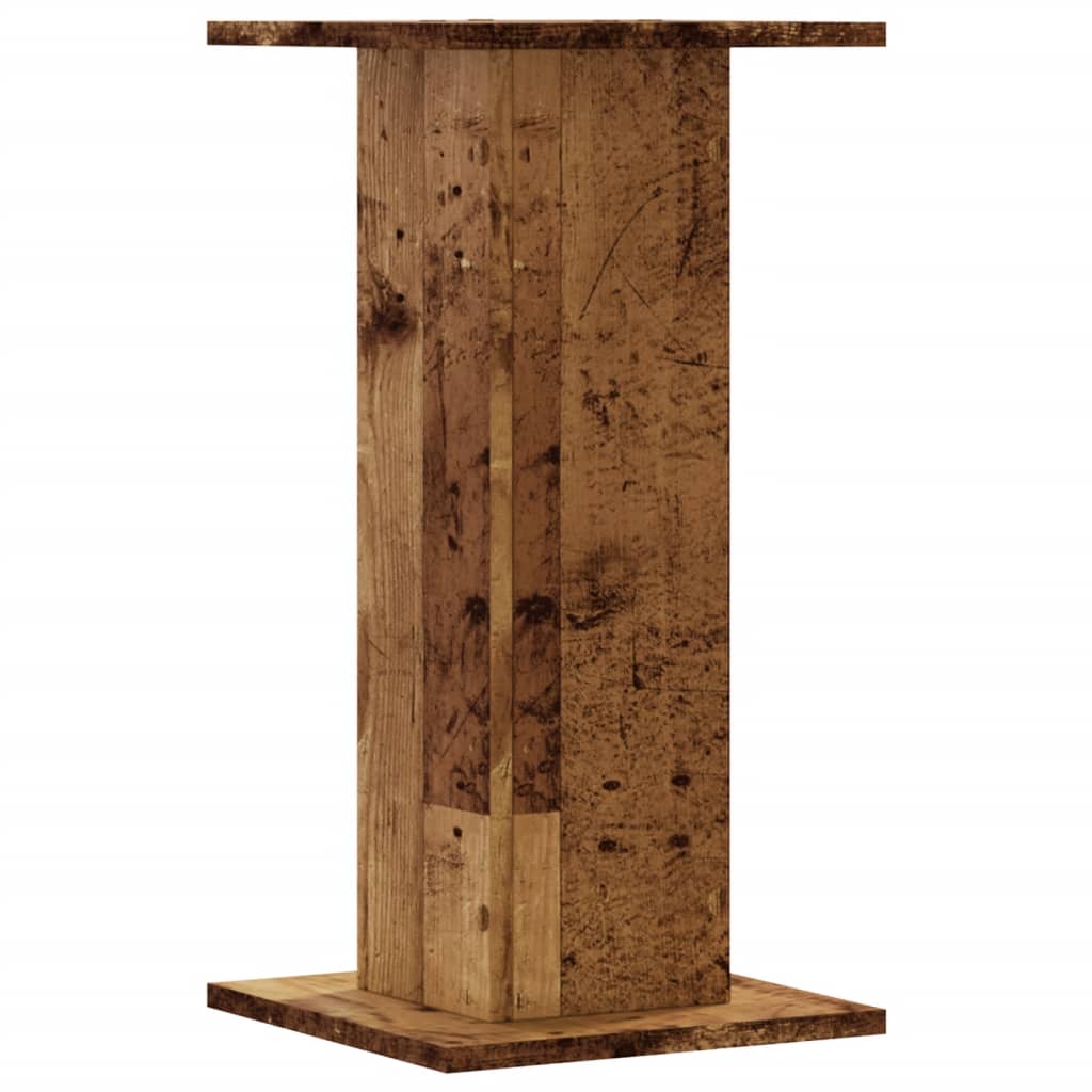 Supporti per Piante 2 pz Legno Vecchio 30x30x60 cm Truciolato | homemem39