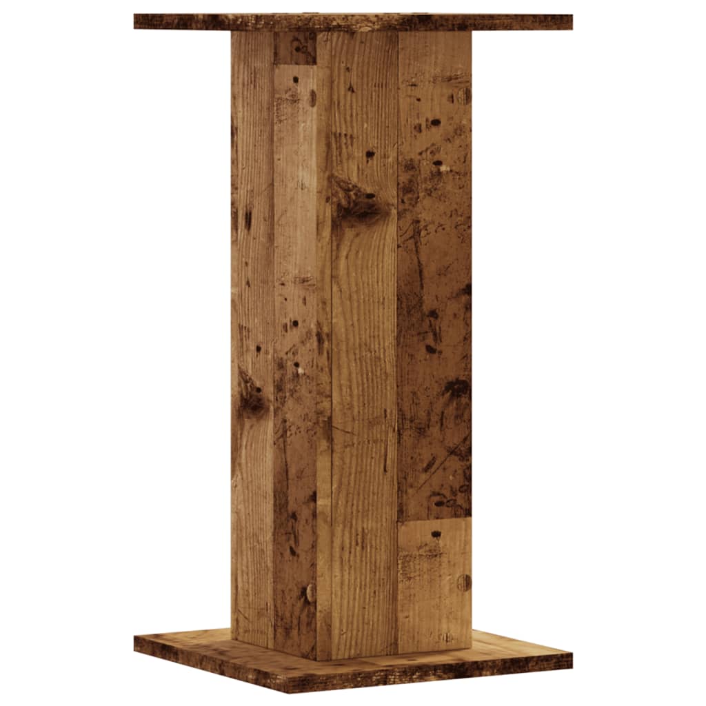 Supporti per Piante 2 pz Legno Vecchio 30x30x60 cm Truciolato | homemem39