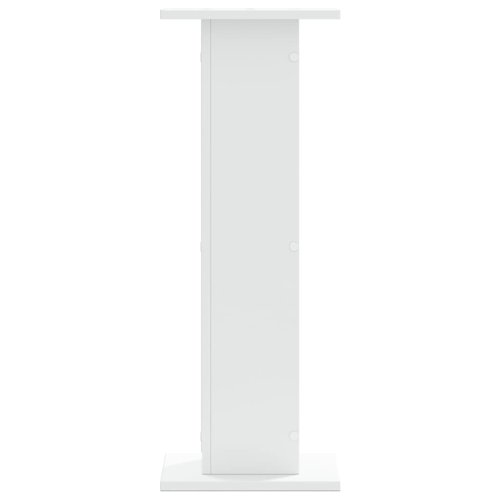 Supporti per Piante 2 pz Bianchi 30x30x80 cm Legno Multistrato | homemem39