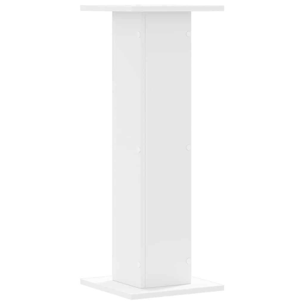 Supporti per Piante 2 pz Bianchi 30x30x80 cm Legno Multistrato | homemem39