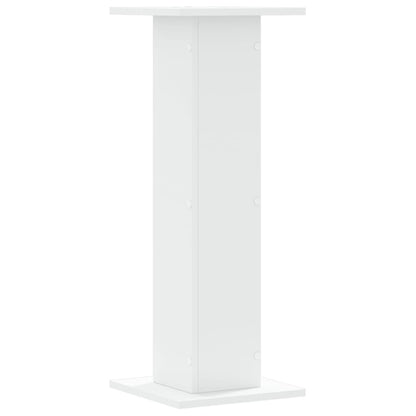 Supporti per Piante 2 pz Bianchi 30x30x80 cm Legno Multistrato | homemem39